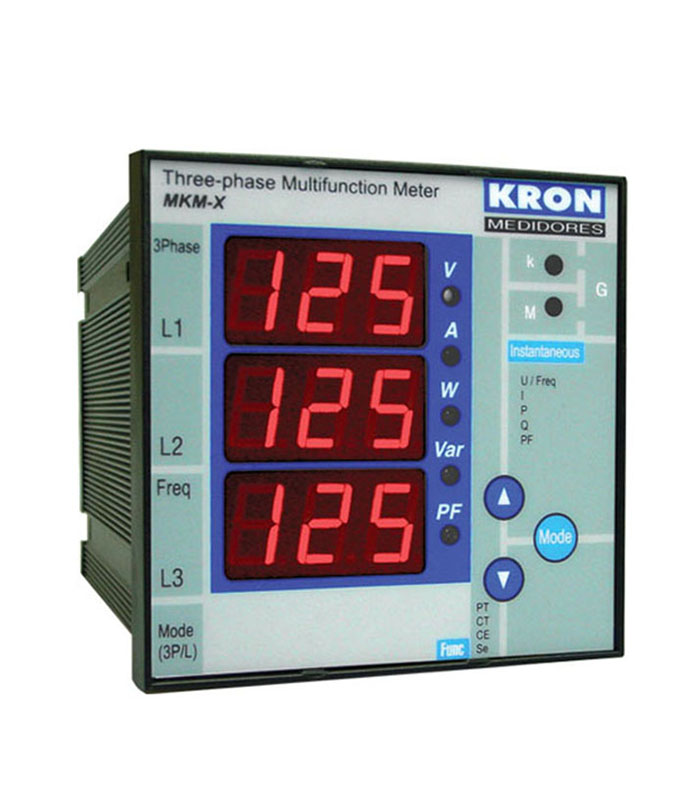 MKM-X Multimedidor de Grandezas Elétricas (Consulte Mult-K)