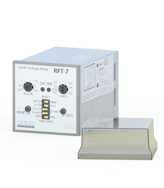 RFT-7 Relé de Fuga à Terra Para Porta de Painel da Kron