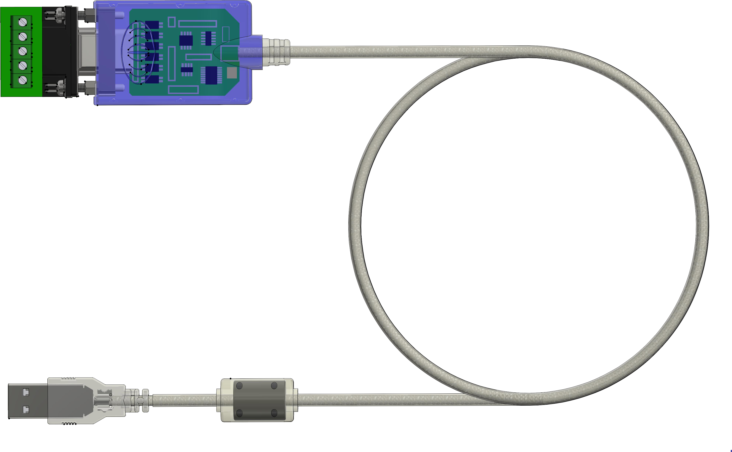 Conversor KRS-485 para converter saída RS-485 para uma saída USB
