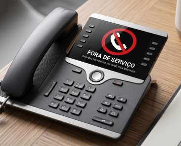 telefone fora do ar